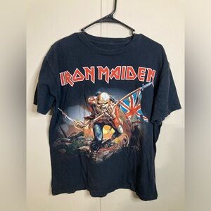 Iron Maiden The Trooper Black Unisex T-Shirt Size L